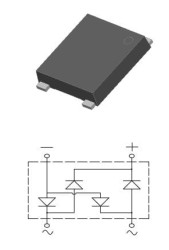 YBS3010-YAN mostek prostowniczy 1000V / 3A, SMT