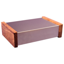 Hammond 1444-24CWW Aluminium Chassis Wood Panels Natural (305 x 203 x 76mm)