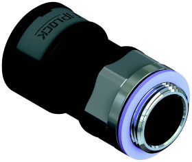 Złącze śrubowe Fränkische Rohrwerke 4891730100 48.3 mm czarny 10 szt.