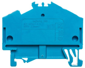 Złączka szynowa 3-przewodowa 2,5mm2 niebieska 280-651