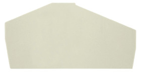 Ścianka koncowa Pokrywa końcowa Weidmuller Zacisk ZDK 2.5-2, zacisk ZDK 2.5-2 BL, zacisk ZDK 2.5-2 PE, zacisk ZDK 2.5V,