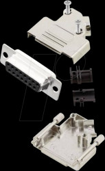 MHD45ZK15-DB15S-K D-Sub female, 15-pin