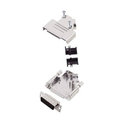 Encitech 6355-0013-02 D-Sub Pin Strip Set 45&#xB0; 26 Pins Solder Bucket