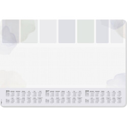 Sigel H6312 Desk pad Weekly planner White, Grey (W x H) 59.50 cm x 41 cm