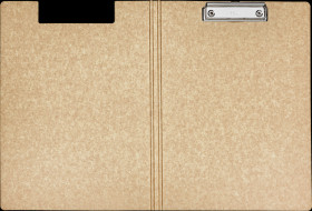 2382077 Clipboard folder, A4, brown