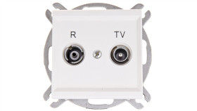 Sonata Gniazdo Antenowe Rtv Końcowe 2,5-3Db Ecru Gpa-Rk/M/27