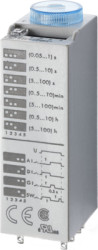 Time relay, 0.05 s to 100 h, 4 sequence functions, 2 Form C (NO/NC), 250 VAC, 20 A/400 VAC, 85.02.0.125.0000
