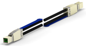 Connection cable, 1 m, plug straight to plug straight, 0.081 mm², AWG 28, 2-2337815-2