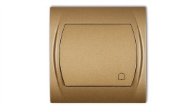 Logo Przycisk /Dzwonek/ Podświetlany Złoty Metalik 8Lwp-4L