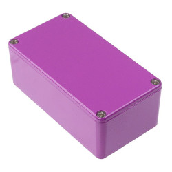 1590BSPR Hammond Purple Die Cast Stomp Box Enclosure 112 x 60.5 x 42mm