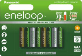 8 x akumulatorki Panasonic Eneloop Tones Botanic R03/AAA 800mAh (blister)