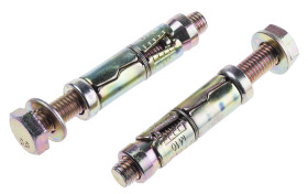 Kołek luźny zakotwiczony w osłonie dł 60mm M10 Stal wysokowęglowa Ø 16mm RS PRO Kotwa do betonu