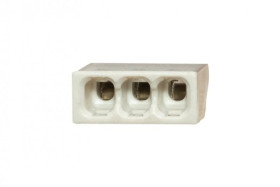 Szybkozłączka instalacyjna 2,5 mm2 - 3 styki - opakowanie 10 szt.