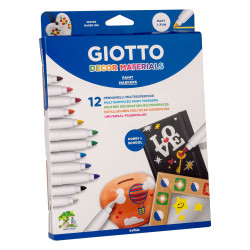 Giotto F45340000 D&#xE9;cor Materials Pain Marker Box of 12