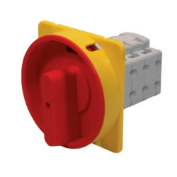 Łącznik krzywkowy pulpitowy z możliwością zamknięcia na trzy kłódki, 10A, 0-1, 3p T0-Ł S10JU1103 A6R