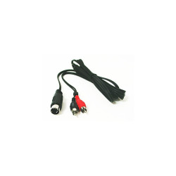 Kabel DIN-2xRCA 2,5m Talvico DIK01