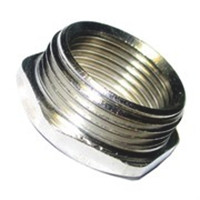 Łącznik do kanałów kablowych Adaptaflex gwint PG29 → M32 Przejściówka gwintu Mosiądz Srebrny