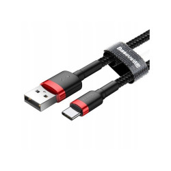 Kabel USB/USB-C 1m BASEUS 3A Black/Red Premium CATKLF-B91