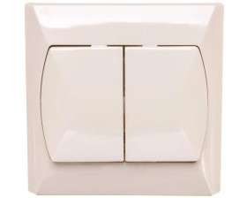 AKCENT Łącznik schodowy podwójny beżowy ŁP-10A/01