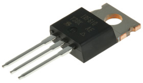 MOSFET Typ N-kanałowy 3.3 A TO-220 200 V Rozszerzenie 3-pinowy Otwór przelotowy 36 W Vishay 1.5 Ω IRF610PBF