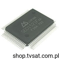 SED1521FAA Dot Matrix LCD Driver SMD-QFP100 EPSON