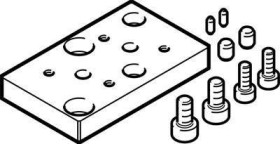 Zestaw adaptera FESTO EHAM-E20-40-E19-25 8080760, 1 szt.