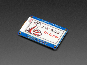 Adafruit 2.13" Tri-Color eInk / ePaper Display with SRAM (Red Black White) [Discontinued]