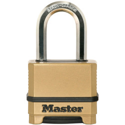 Master Lock M175EURDLF Excell&#x2122; 4-Digit Combination 50mm Padlock - 38mm Shackle