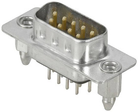 Weidmüller D-SUB M6.3 T09VU 3.2B4 TY BK 2707170000 Złącze męskie D-Sub 0 °, 180 ° Ilość styków: 9 lutowane 90 szt.