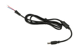 Kabel zasilający prosty DC JACK 5.5/2.1mm 1m Extralink