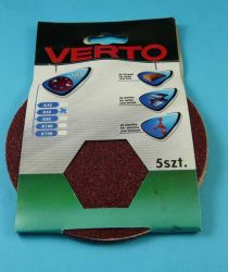 KRĄŻEK SAMOPRZYLEPNY 125mm K60 KPL=5szt