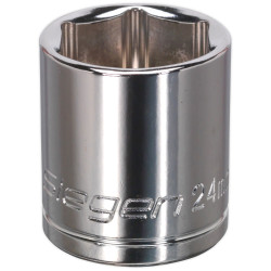 Siegen S0661 Walldrive Socket 24mm 1/2&quot;sq Drive