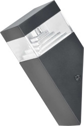 Kinkiet LED 6W 400lm 4000K/neutralna IP44 zewnętrzny stalowy szary SALIX-S 10 6W NW GXPS094