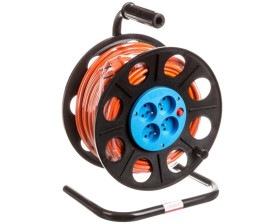 Przedłużacz bębnowy 40m H05VV-F 3x1,5 4xGS /+ termik/ pomarańczowy PS-B2 T