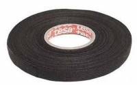 UM143.10T Taśma izolacyjna TESA bawełniana, czarna, szer. 19 mm 1 rolka - długość taśmy 15 metrów
