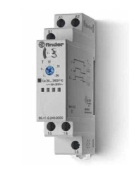 80.41.0.240.0000 Przekaźnik czasowy jednofunkcyjny, zasilanie 24-240V AC/DC, 1 styk 16A (80.41.0.240.0000)