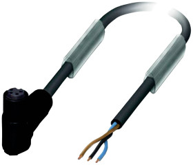 Pepperl+Fuchs 226957 Złącze konfekcjonowane czujnika/aktuatora V3-WR-2M-PUR, piny: 3, 2 m, 1 szt.