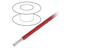 3053-Rd001 Przewód Na Rolce 305M Linka Cu 20Awg Pvc Czerwony 300V