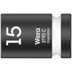 Wera 05004572001 8790 C Impaktor Socket with 1/2&quot; Drive 15 x 38 mm