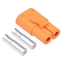 LCB50-F Female 2-Pin Silver Plated Connector 40A AMASS