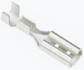 Konektor płaski Żeński 2.8 x 0.8mm długość 14.6mm Izolacja: Nieizolowane Cyna