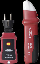 Fuse finder with transmitter and receiver