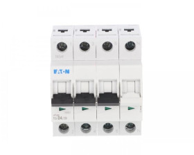 Wyłącznik nadprądowy 3P+N D 4A 6kA AC PL6-D4/3N 165043