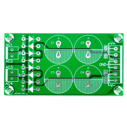 Dual Bridge Dual Polarity Unregulated Power Supply PCB.