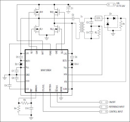 High-Efficiency, Wide Brightness Range, CCFL Backlight Controller