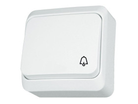 PRIMA Wyłącznik zwierny przycisk "dzwonek" naścienny biały WDE001012 SCHNEIDER ELECTRIC