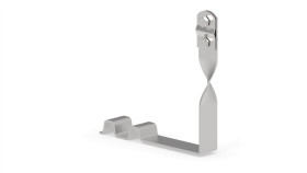 Uchwyt Pod Dachówkę L-150Mm Nierdzewny Z Zamkiem Skręcony Skręcany 11.5/S Ni...