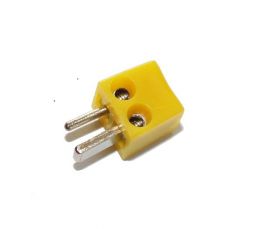 Wtyk głośnikowy skręcany żółty (2szt)