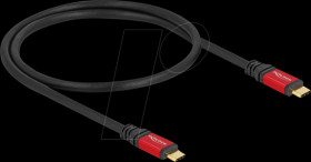 80651 USB 4.0 cable, 20 Gbit/s, 100 W, 4K 60Hz, 0.5 m