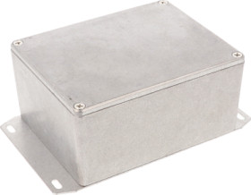 Aluminum die cast enclosure, (L x W x H) 119 x 94 x 56 mm, natural, IP54, 1590CF